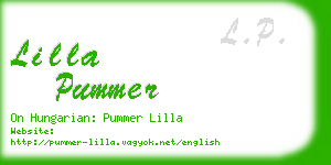 lilla pummer business card